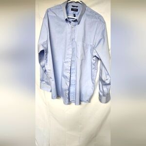 Chaps Blue Dress Shirt Classic Formal Wear